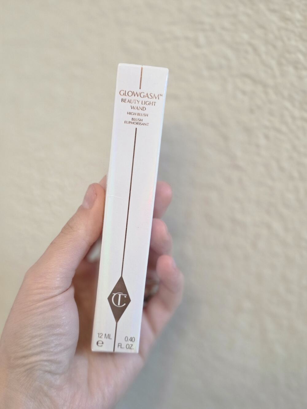 Charlotte Tilbury GLOWGASM Beauty Light Wand High Blush PINKGASM Full Size